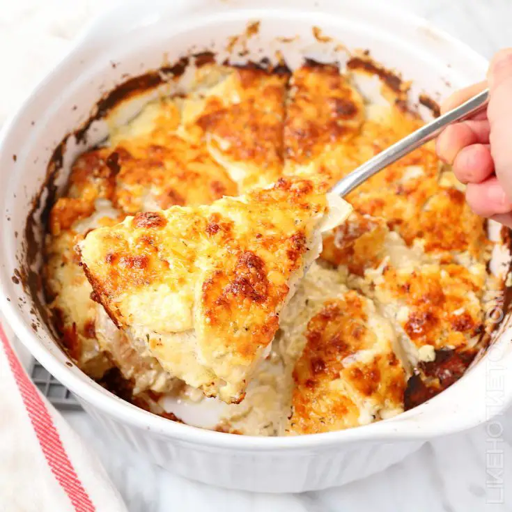 Keto Turnip Au Gratin Recipe