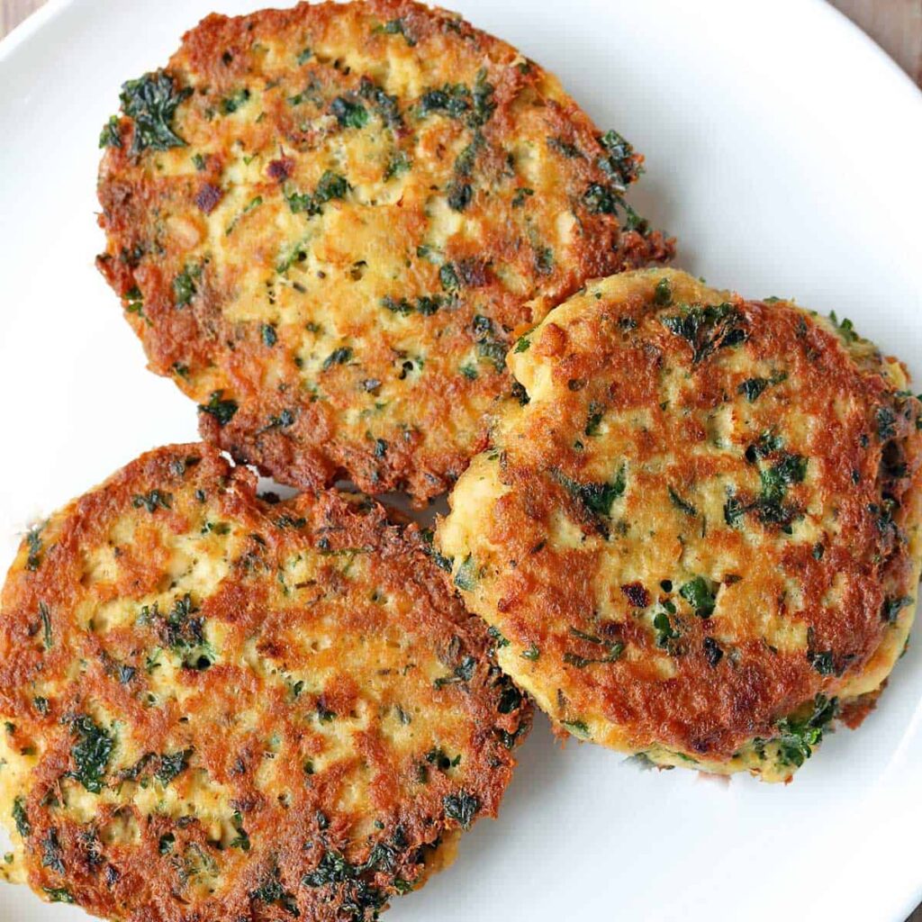 Keto Fried Salmon Patties